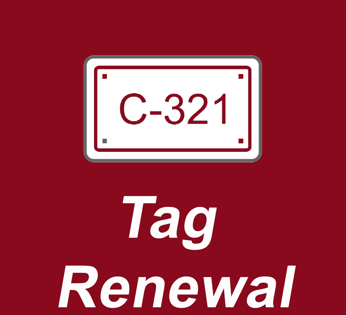 License Tag Renewal logo